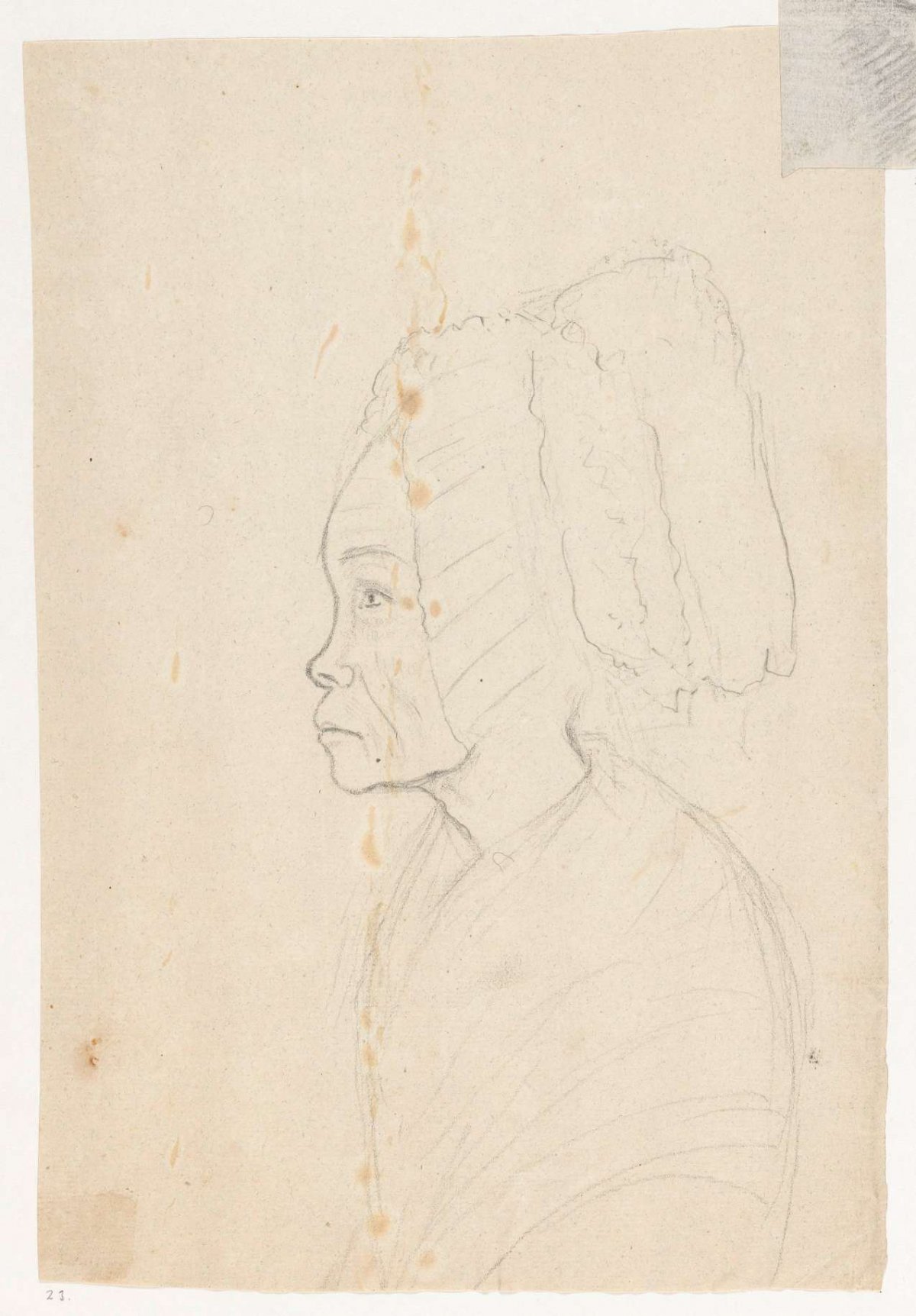 Old Javanese woman, Jan Brandes, 1779 - 1785