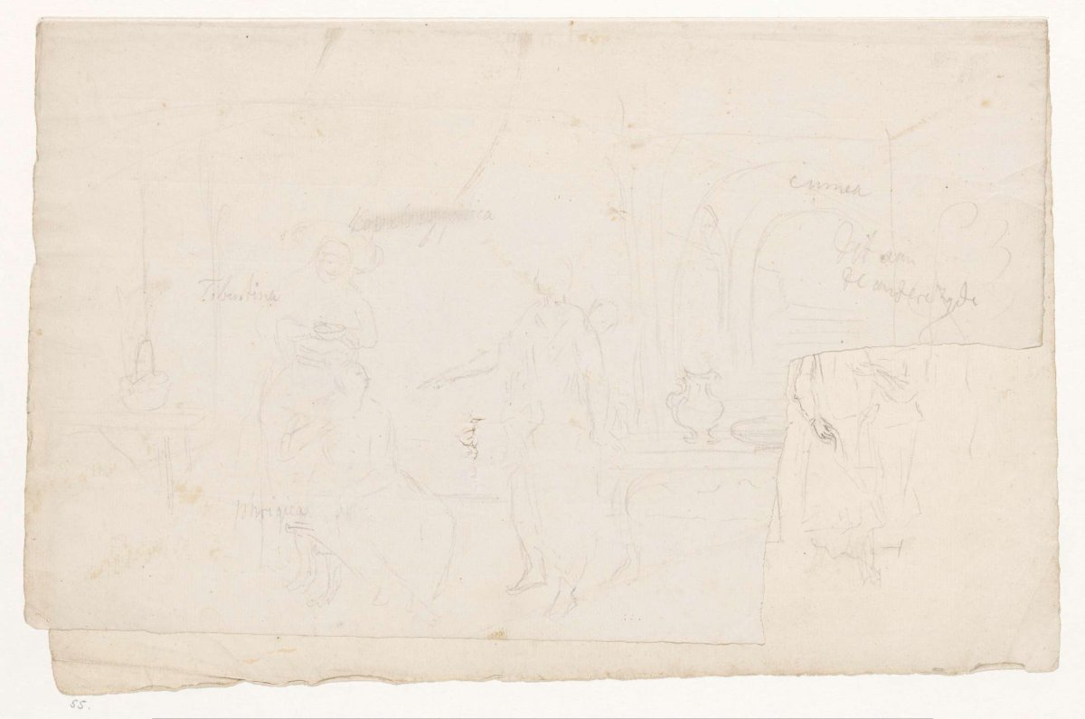 Schetsblad, Jan Brandes, 1770 - 1787