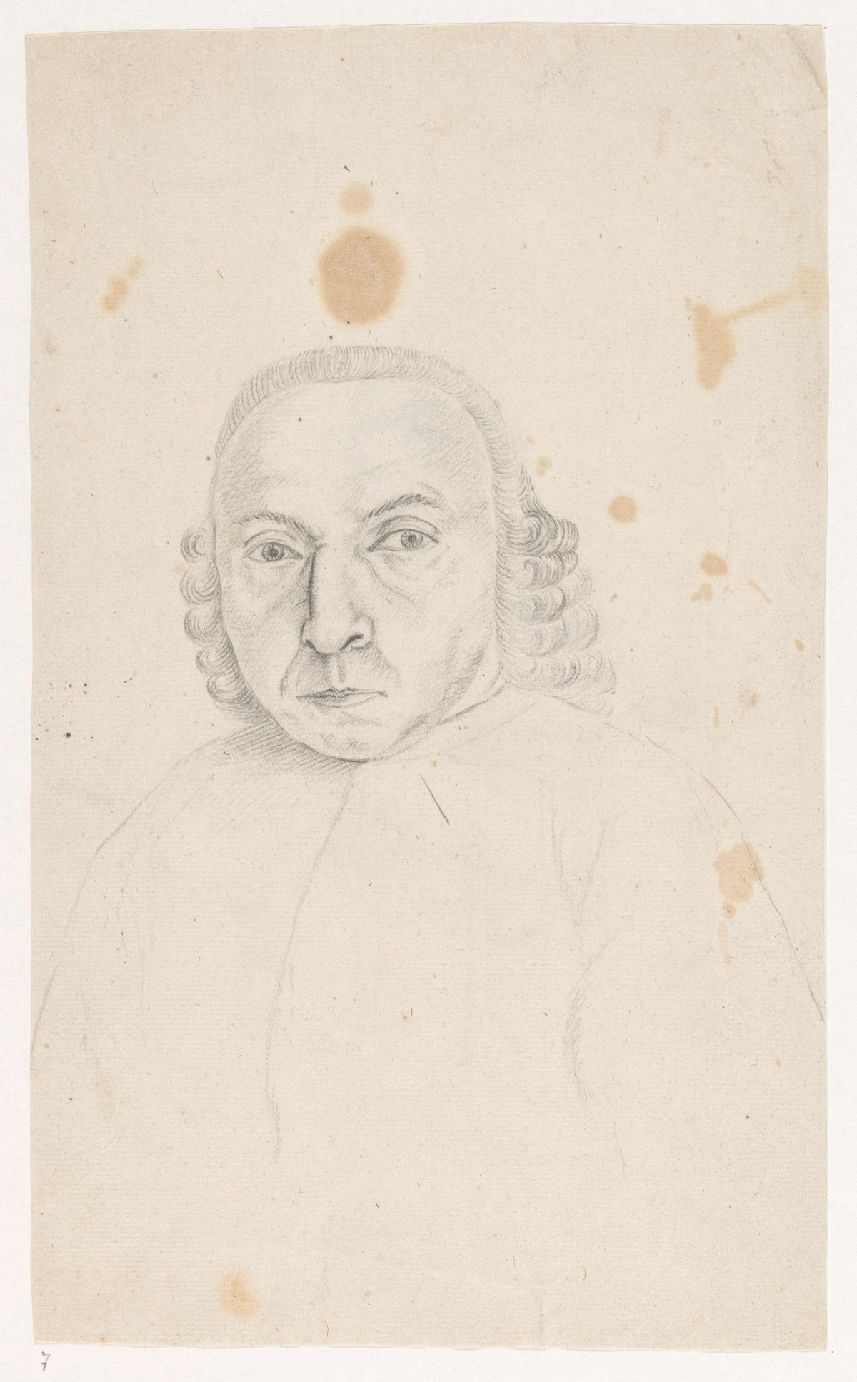 Portrait of a man, Jan Brandes, 1788 - 1808
