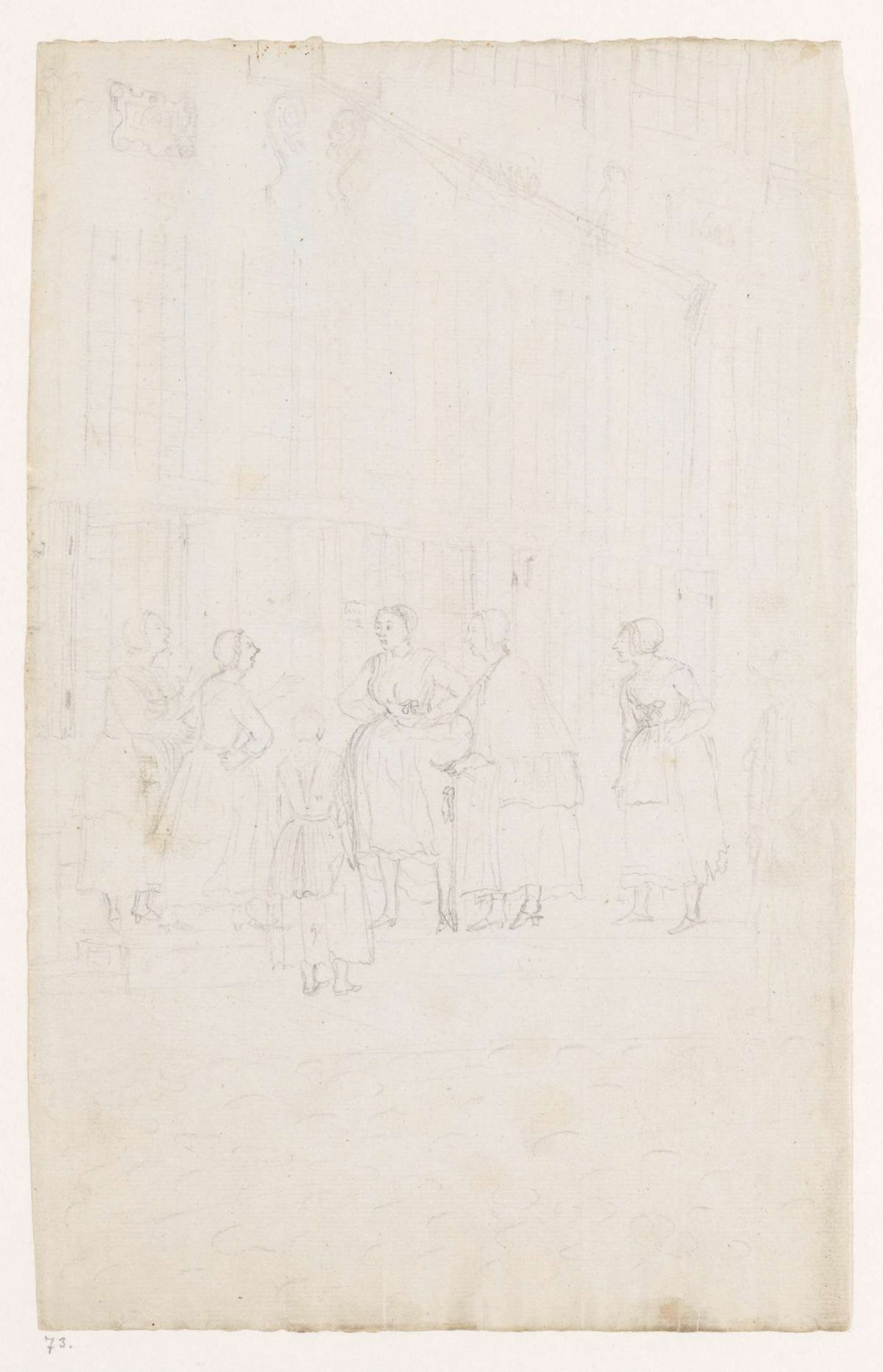 Women on the street, Jan Brandes, 1778
