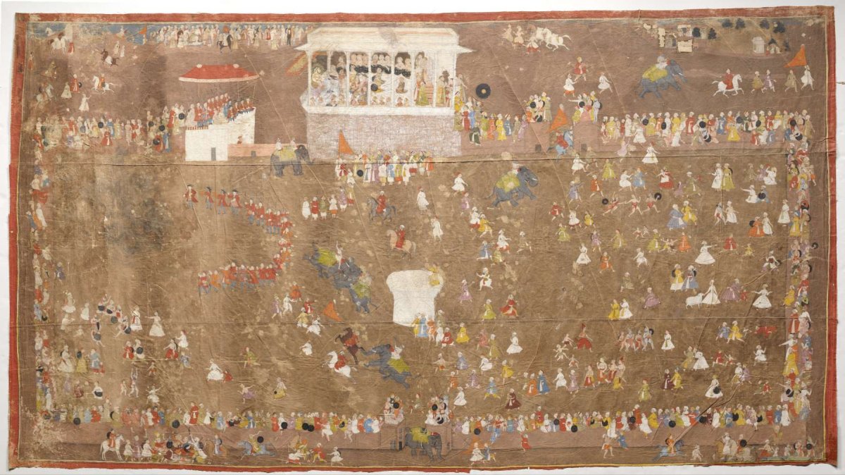 Joan Ketelaar’s Embassy to the King of Udaipur, anonymous, c. 1711