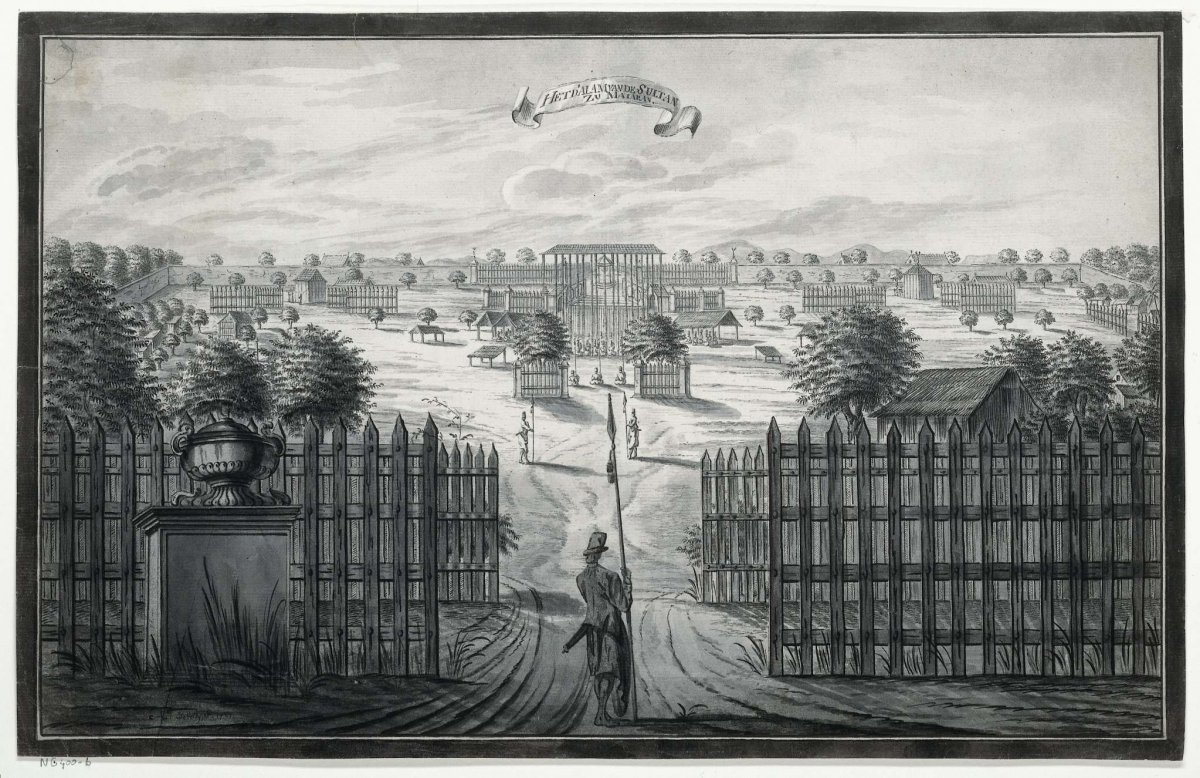 The craton at Djocjakarta, A. de Nelly, 1771