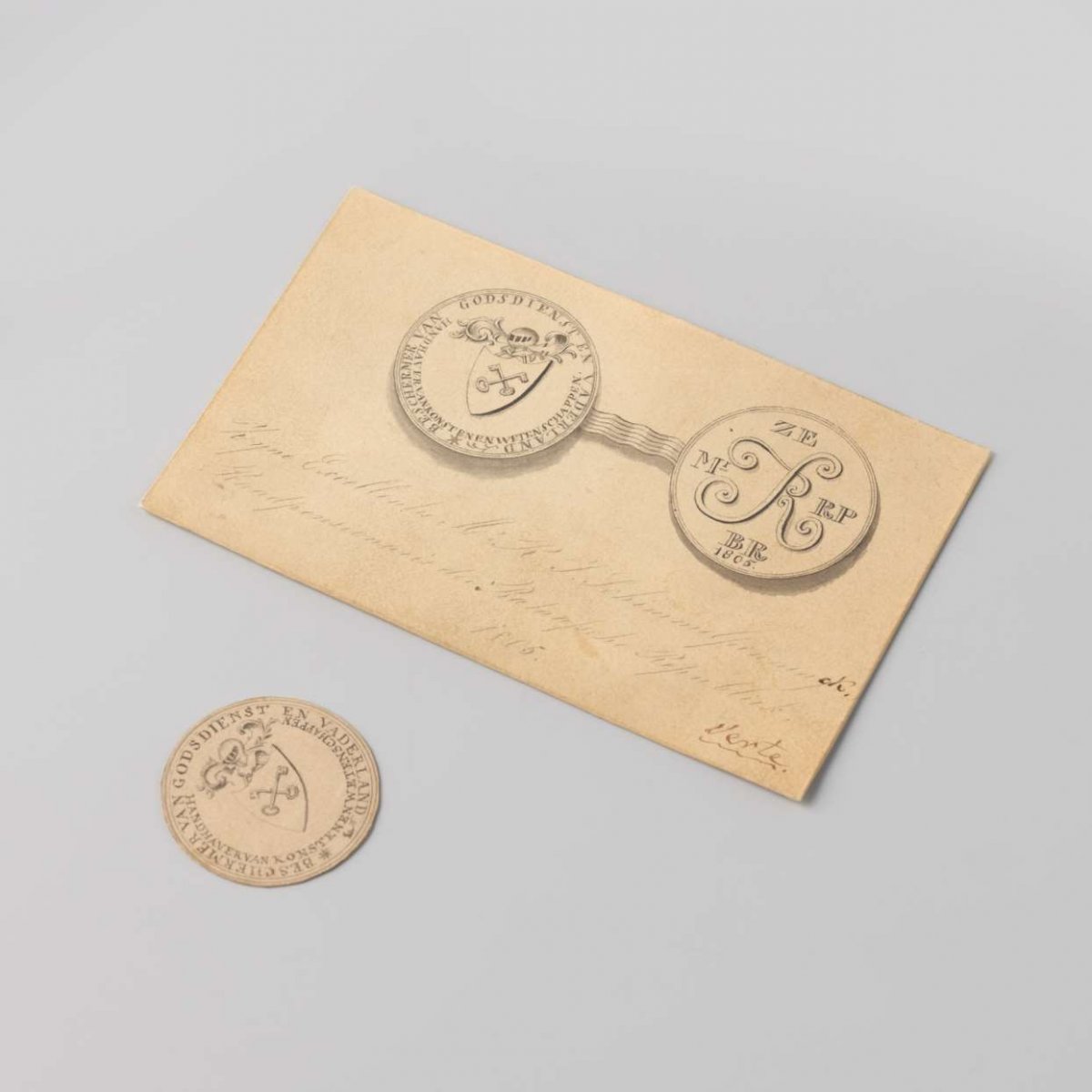 Image of medal honoring Mr. Rutger Jan Schimmelpenninck, council pensionary of the Batavian Republic, protector of religion and fatherland, upholder of arts and sciences, anonymous, 1805 - 1844