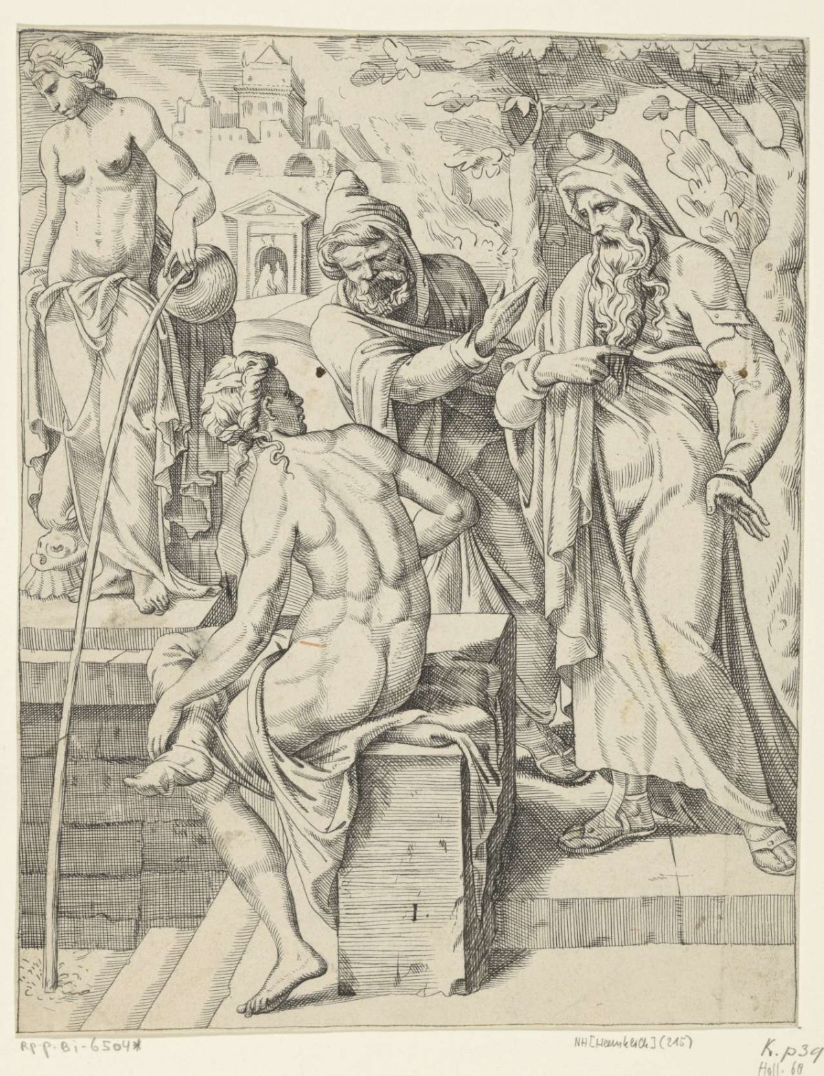 Susanna and the elders, anonymous, 1650 - 1700
