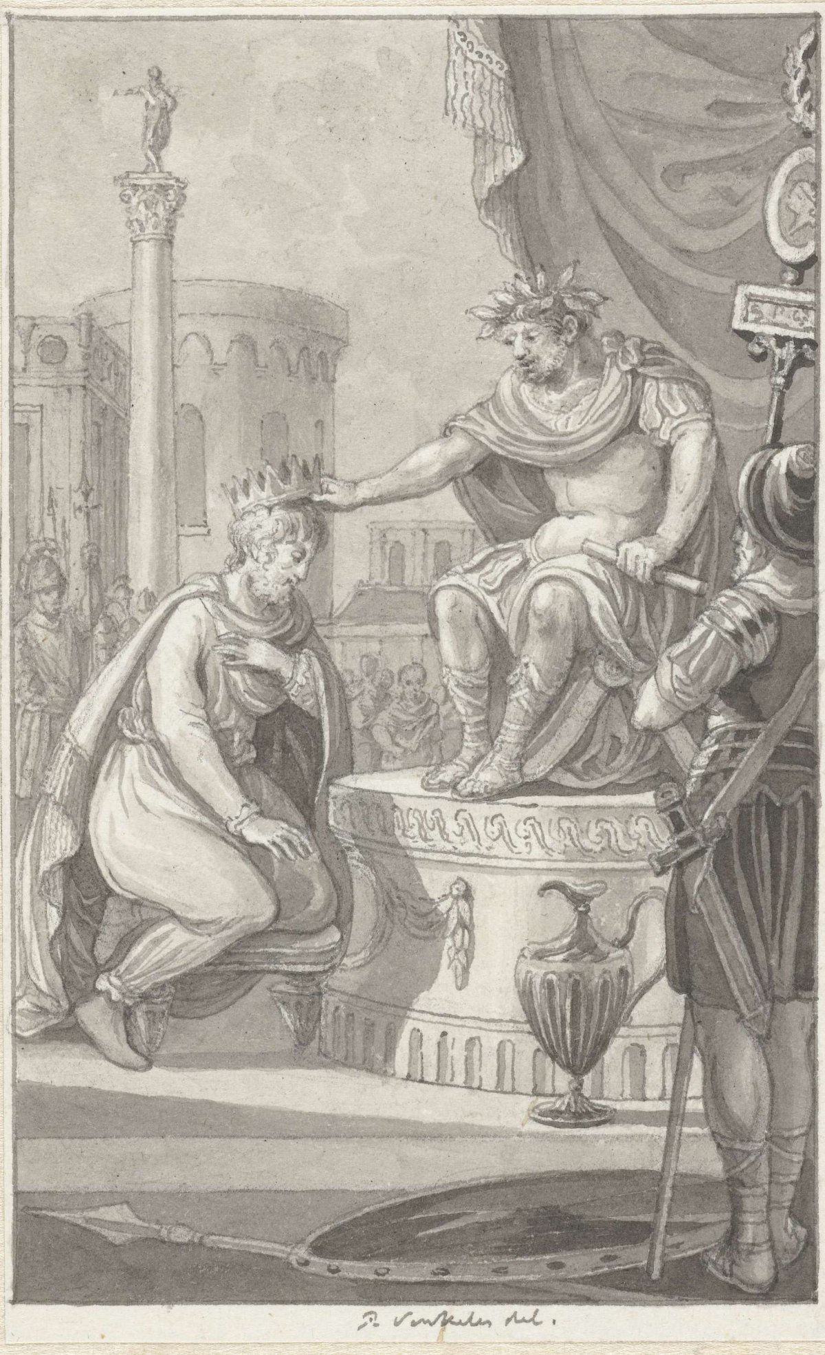 Nero's hoogmoed, Reinier Vinkeles (I), 1804