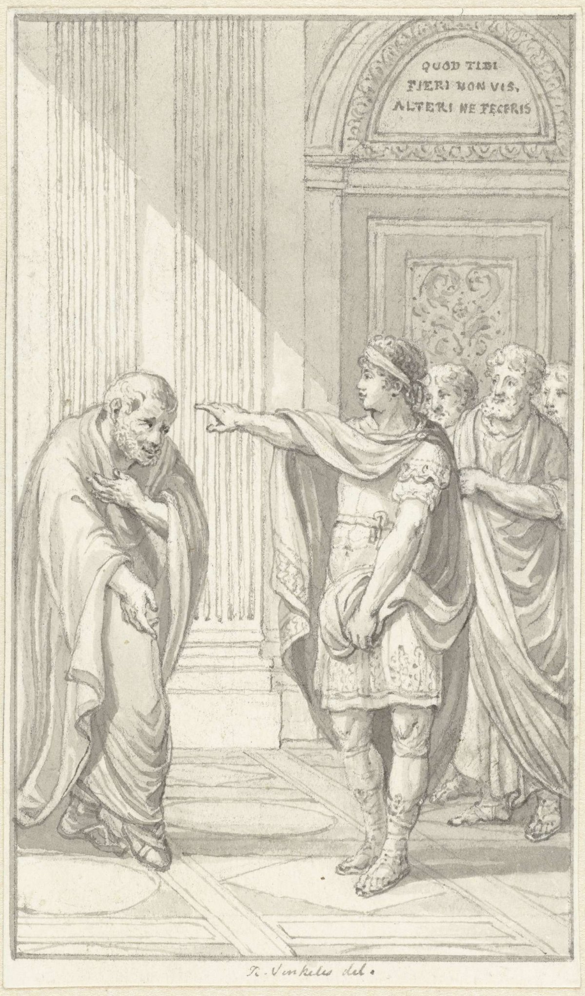 Alexander Severus and Arabinus, Reinier Vinkeles (I), 1804