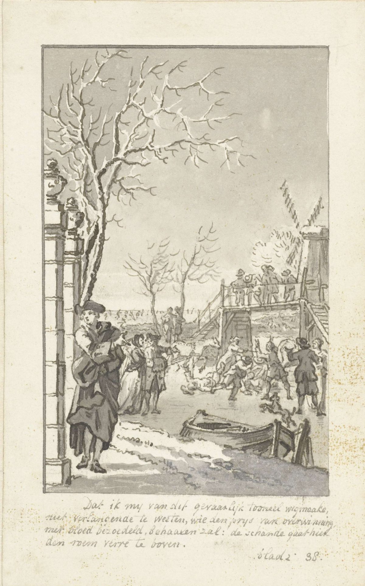 Winter, Reinier Vinkeles (I), 1769