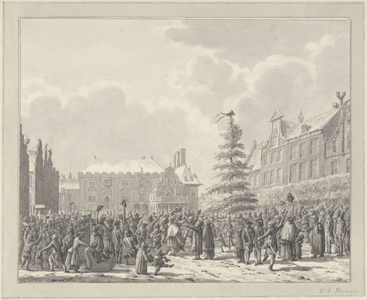 Omwenteling te Haarlem, 19 januari 1795, Vincent Jansz. van der Vinne, 1795