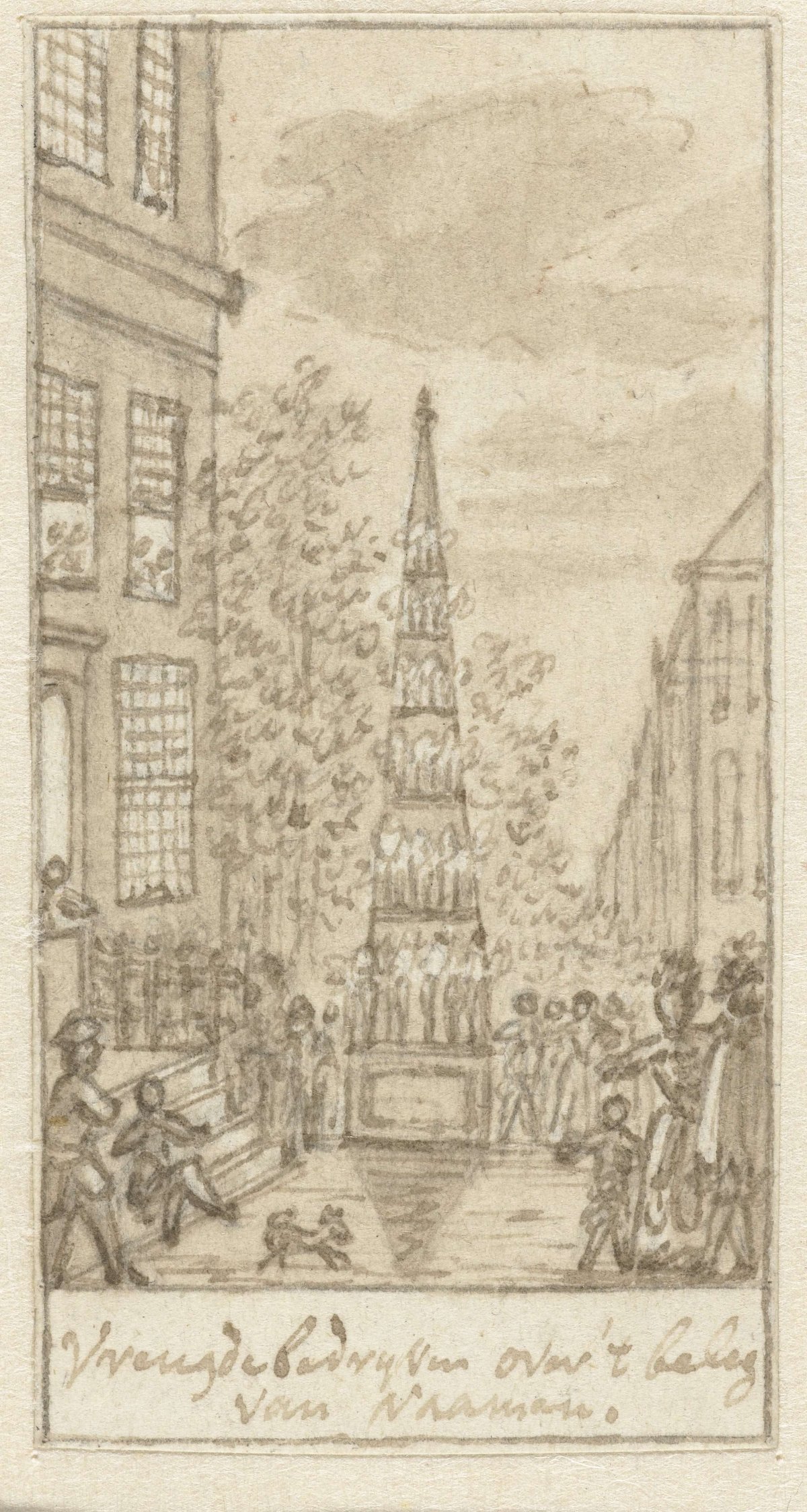 Joy of taking Namur, Sept. 28, 1695, Simon Fokke, c. 1722 - c. 1784