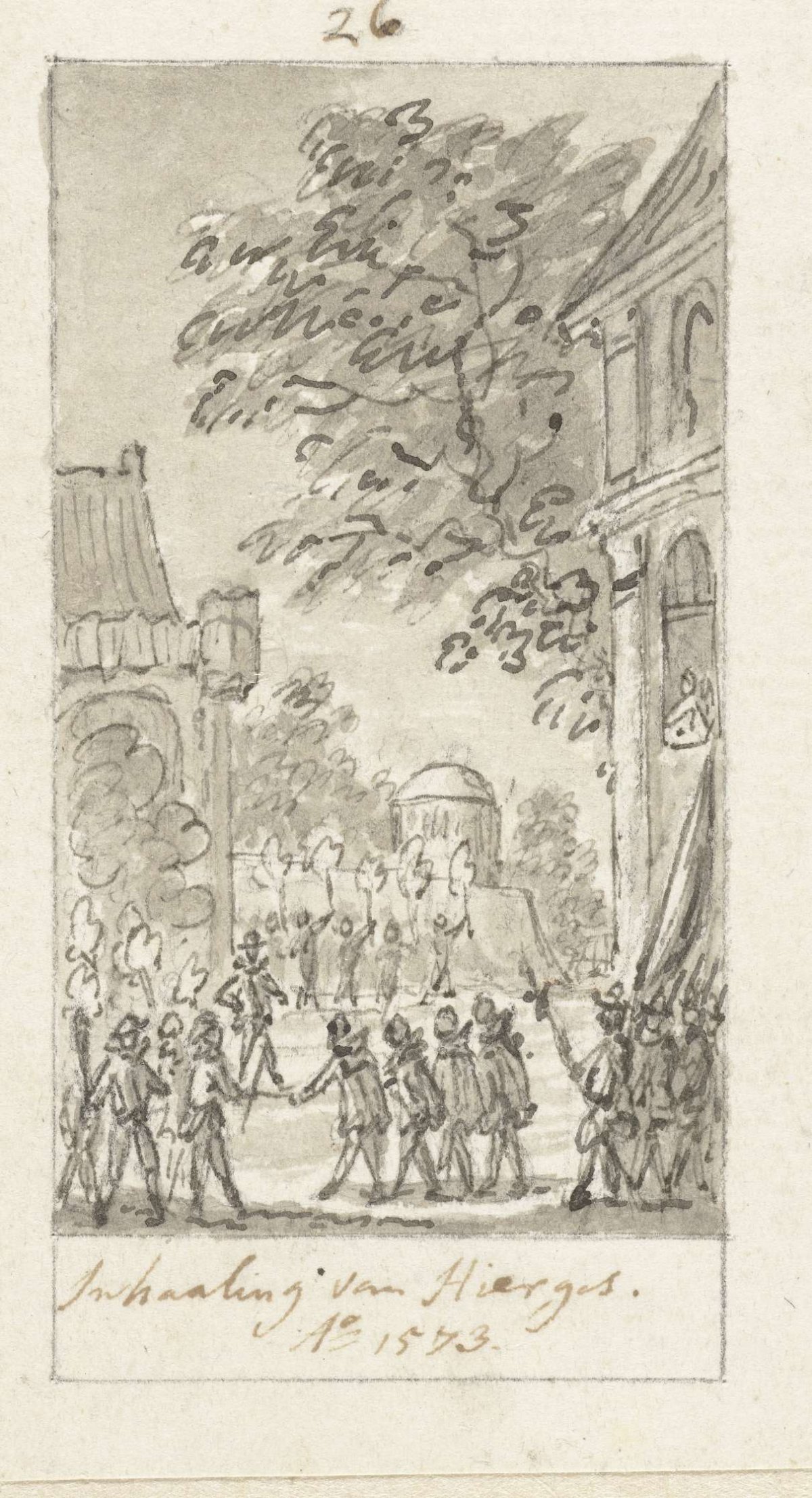 Gilles of Berlaymont, baron of Hierges, being overtaken at Amsterdam, 1574, Simon Fokke, 1722 - 1784
