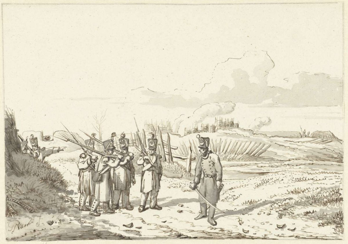An itinerant patrol, 1813-1814, Pieter Gerardus van Os, 1813 - 1814