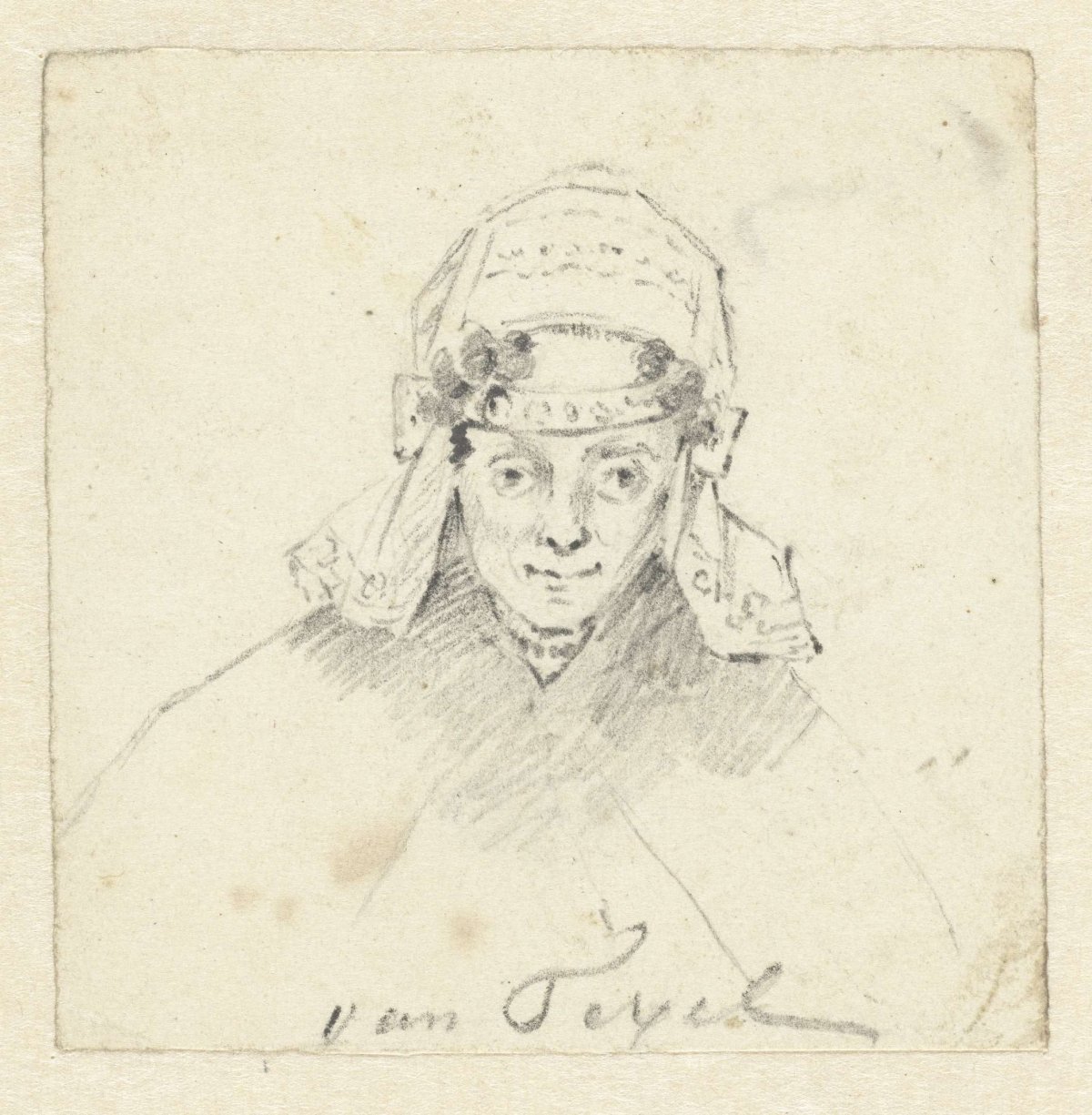 Texel woman, Jacob Perkois, 1766 - 1804