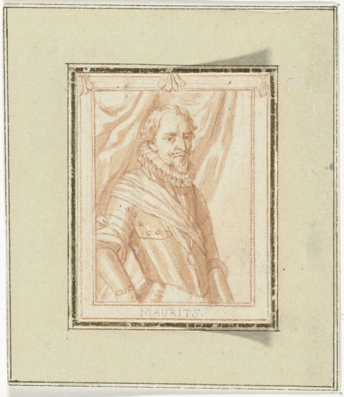 Portrait of Prince Maurice, anonymous, 1683 - 1783