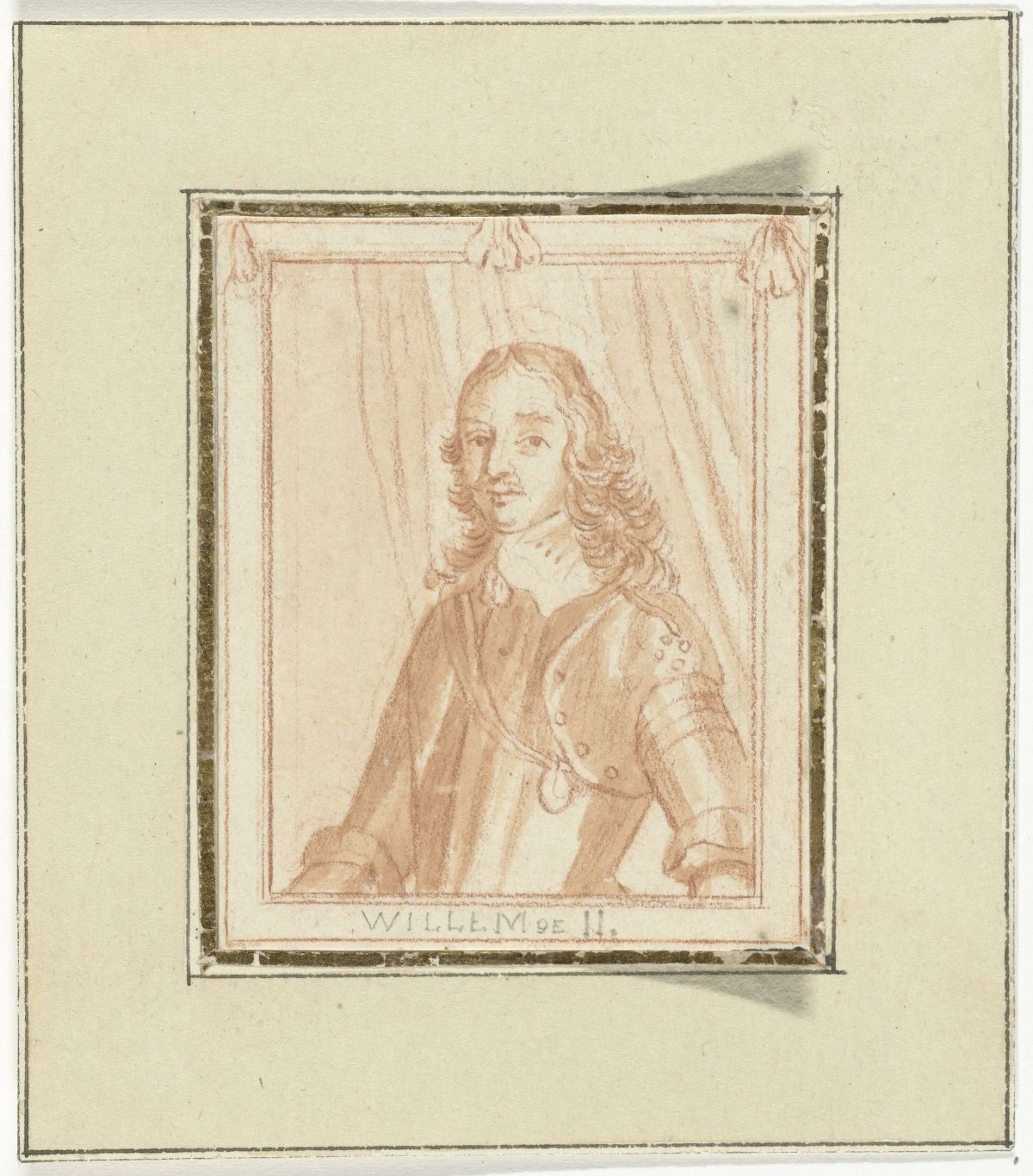 Portrait of William II, anonymous, 1683 - 1783