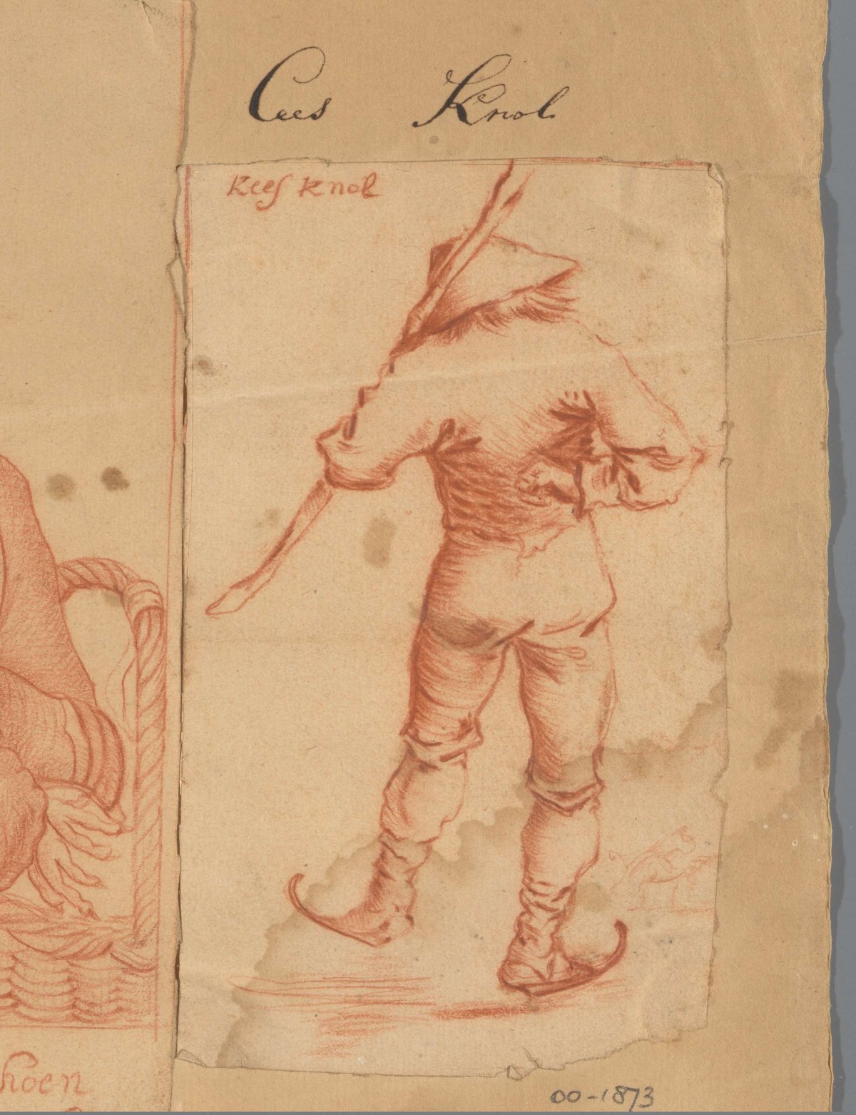 Schaatsenrijder, anonymous, 1700 - 1800