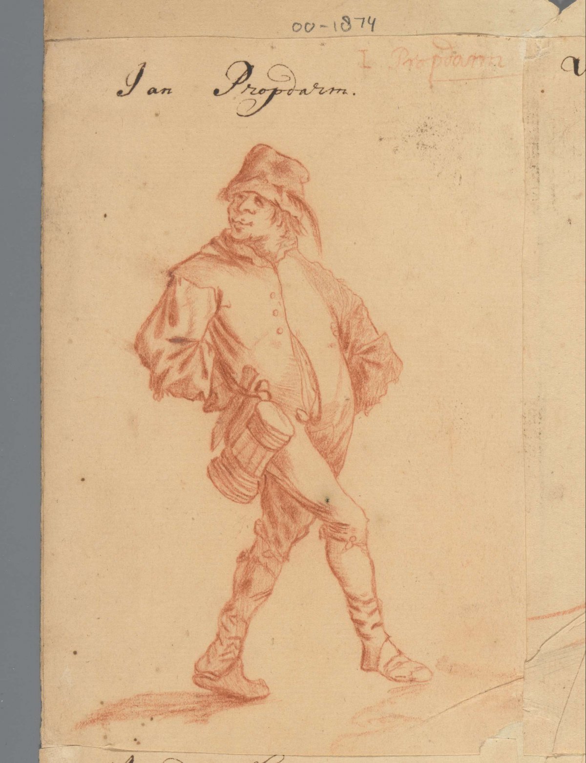 Dancing farmer, anonymous, 1700 - 1800
