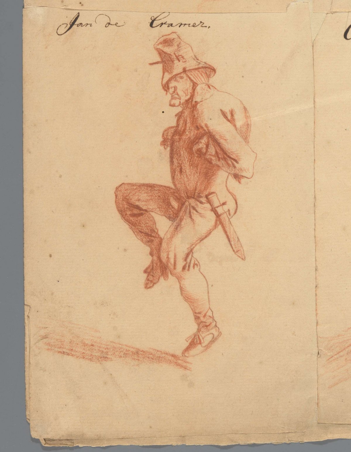 Dancing farmer, anonymous, 1700 - 1800
