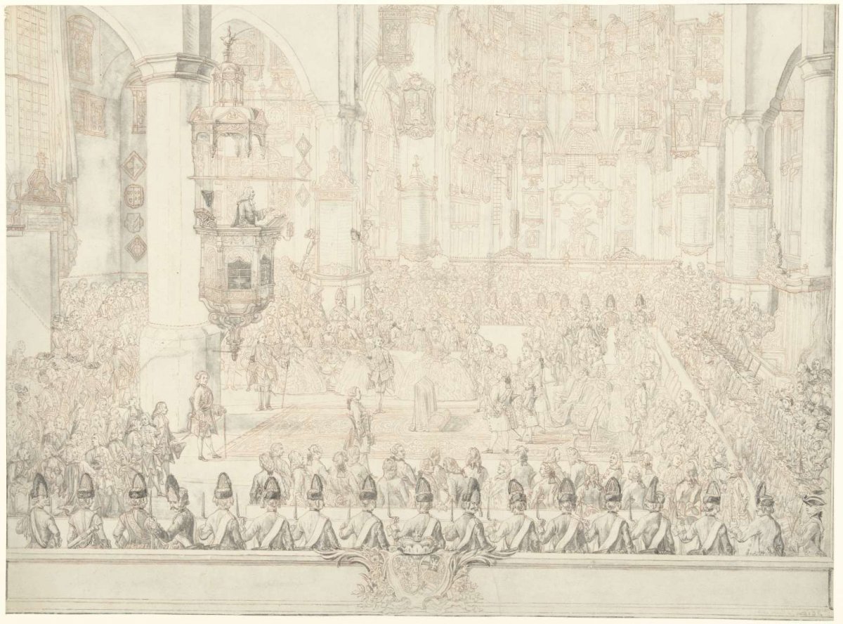 Marriage of Charles Christian of Nassau-Weilburg to Princess Carolina, 1760, Tethart Philip Christian Haag, 1760 - 1761