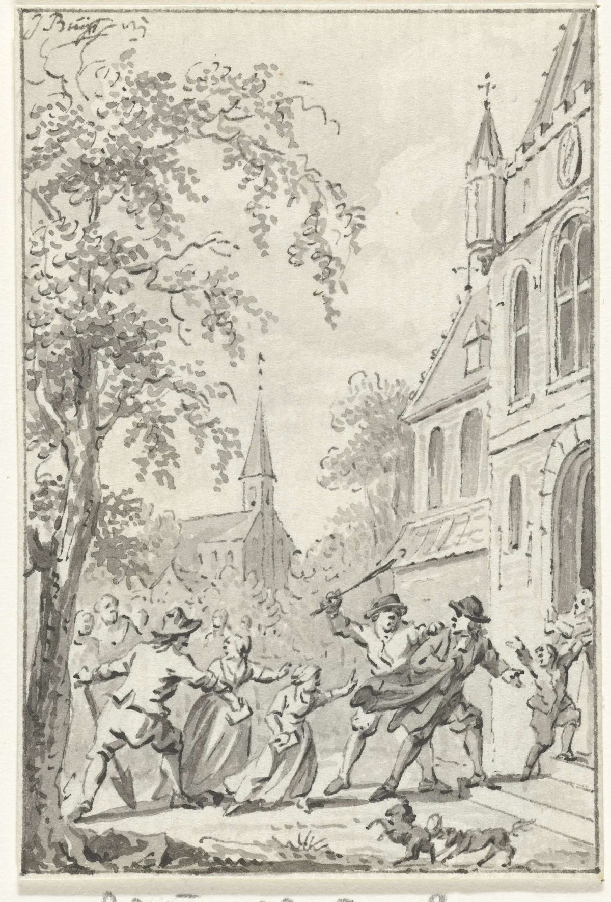 Mistreatment of Reformed people near Vaals, 1764, Jacobus Buys, 1791 - 1793