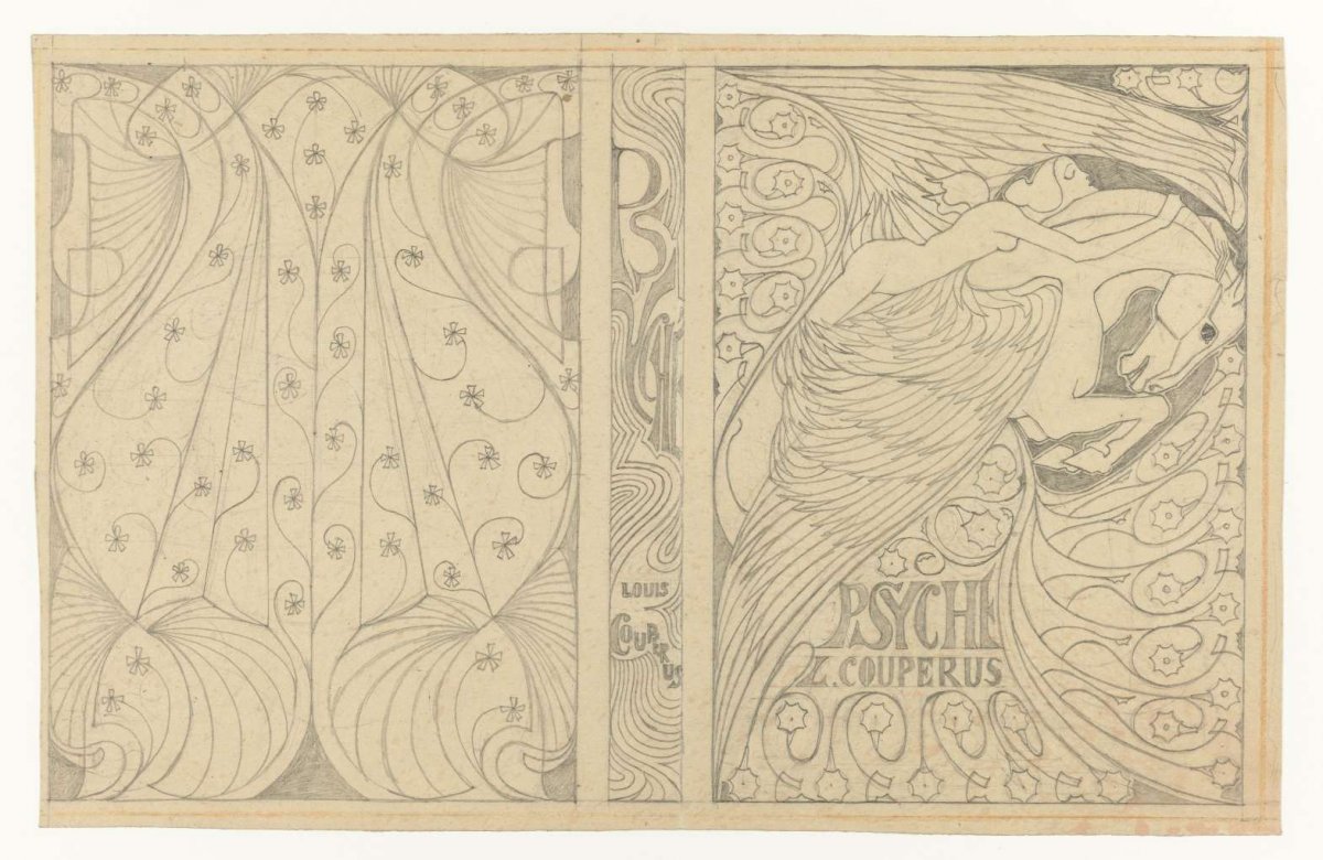 Cover Design for Louis Couperus’ Psyche, Jan Toorop, in or before 1898