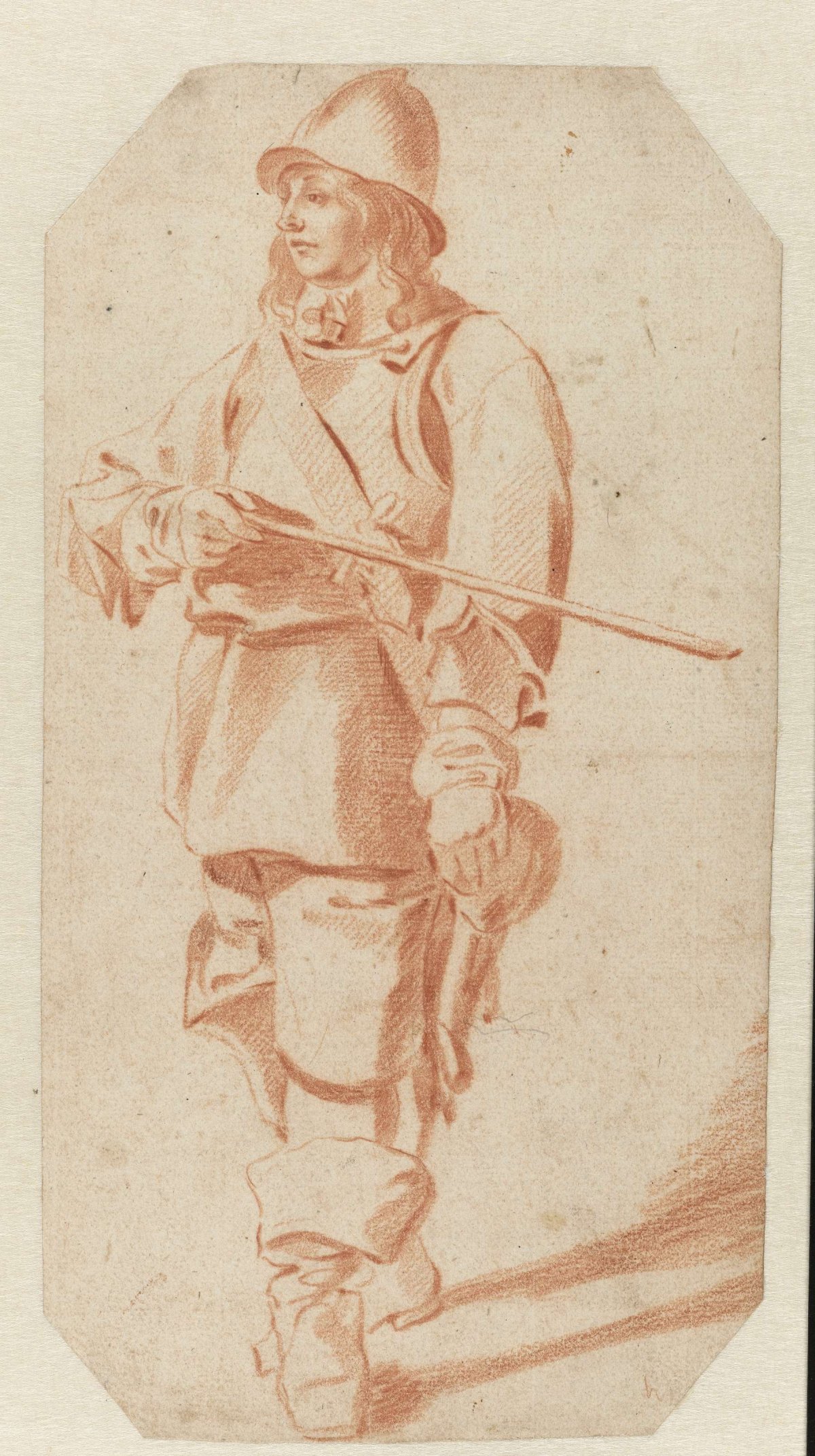 Standing boy in armor, Adriaen van de Velde, 1646 - 1672