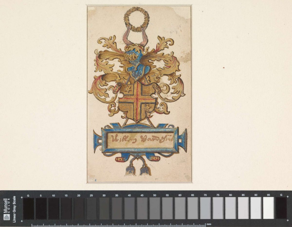 Coat of arms of William Bardes, anonymous, 1600 - 1649