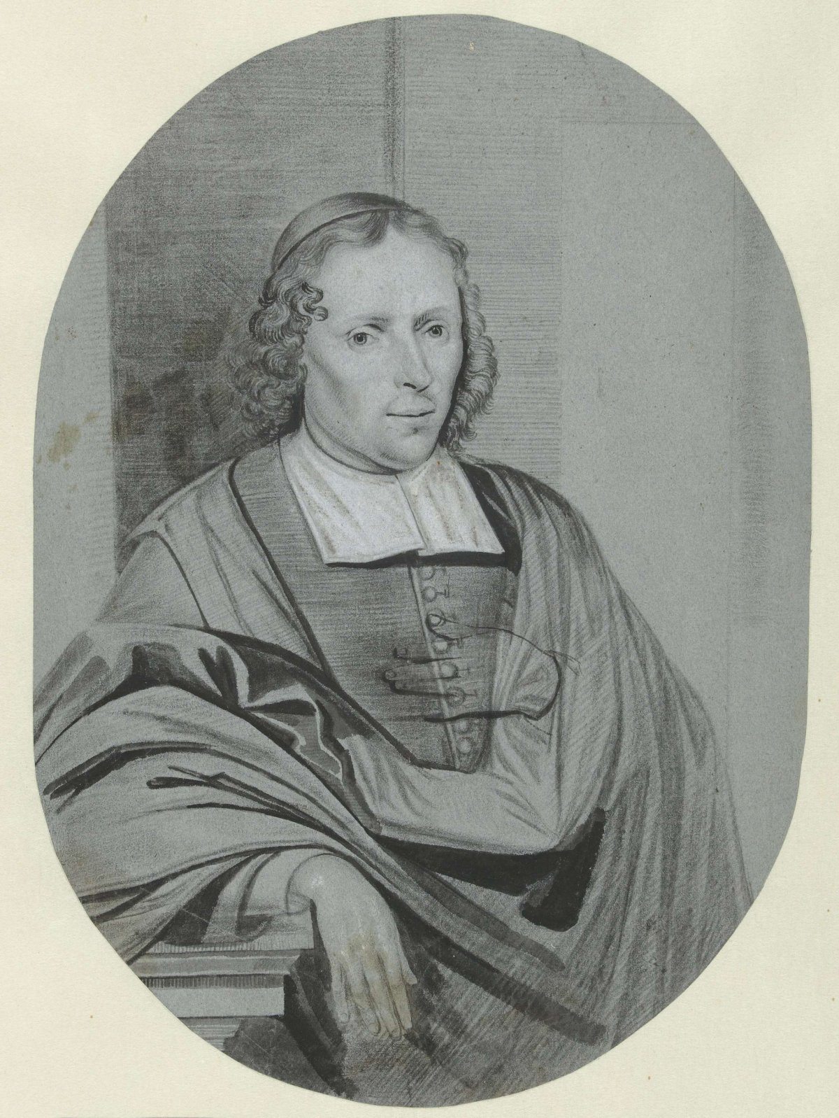 Portrait of a man, half in the face, anonymous, 1600 - 1699