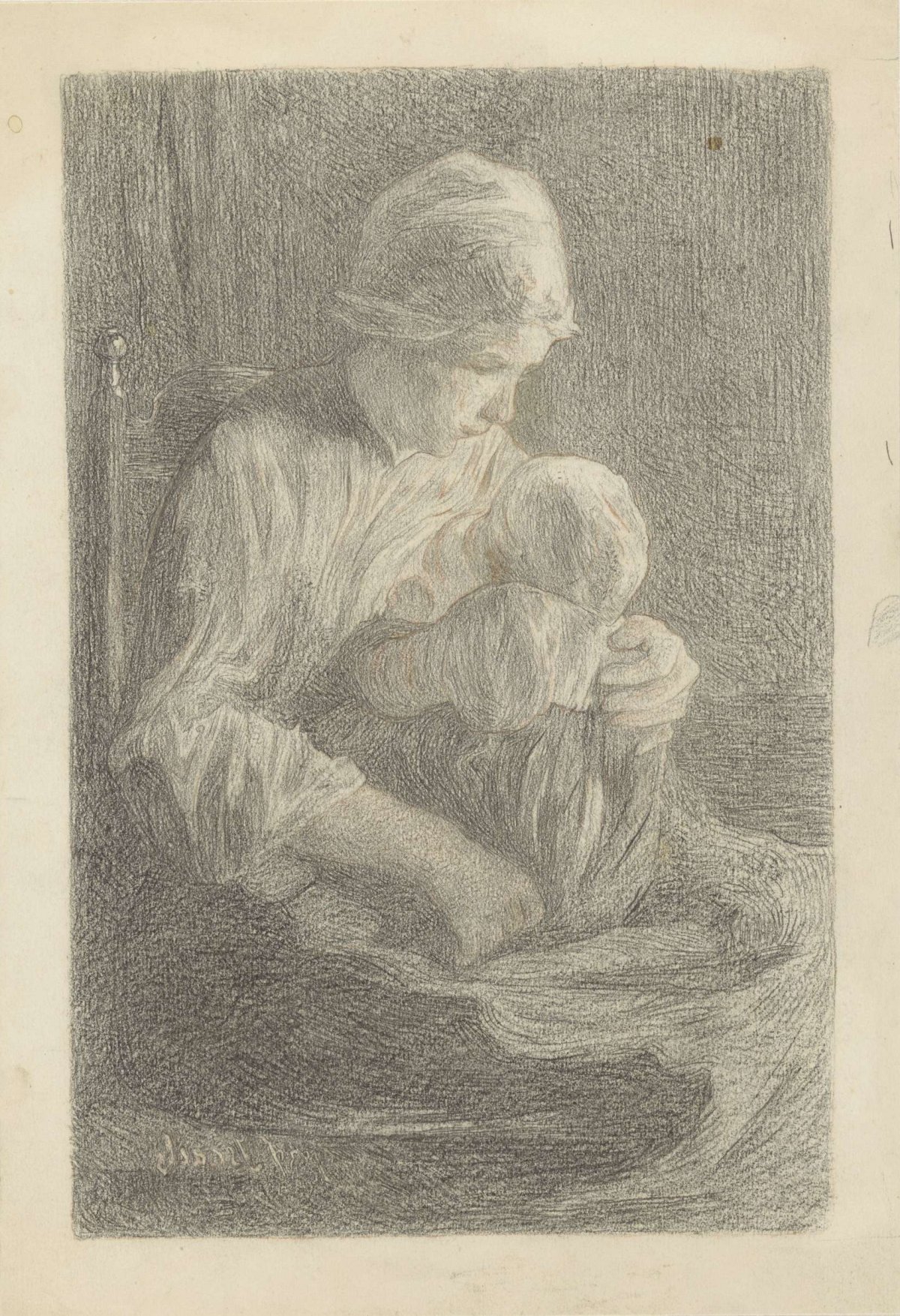 Mother with child, Jan Veth, 1874 - 1925