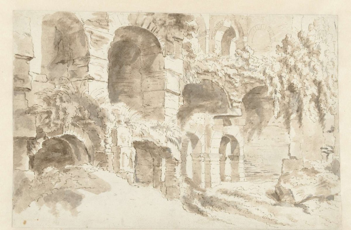 Romeinse ruïne, anonymous, 1600 - 1699