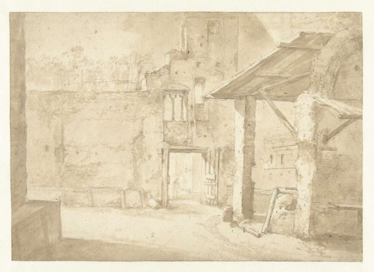 Pleisterplaats in Italië, Jan Asselijn, 1620 - 1677
