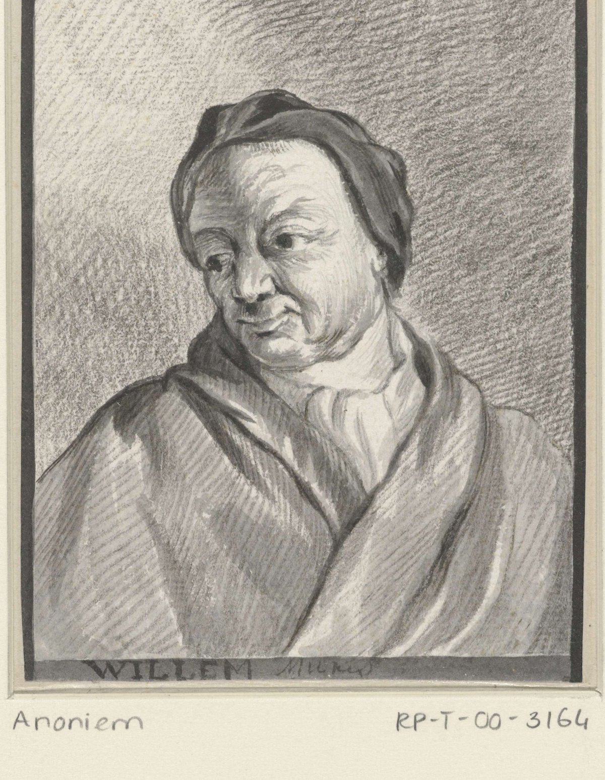 Portrait of Willem van Mieris, anonymous, 1672 - c. 1747