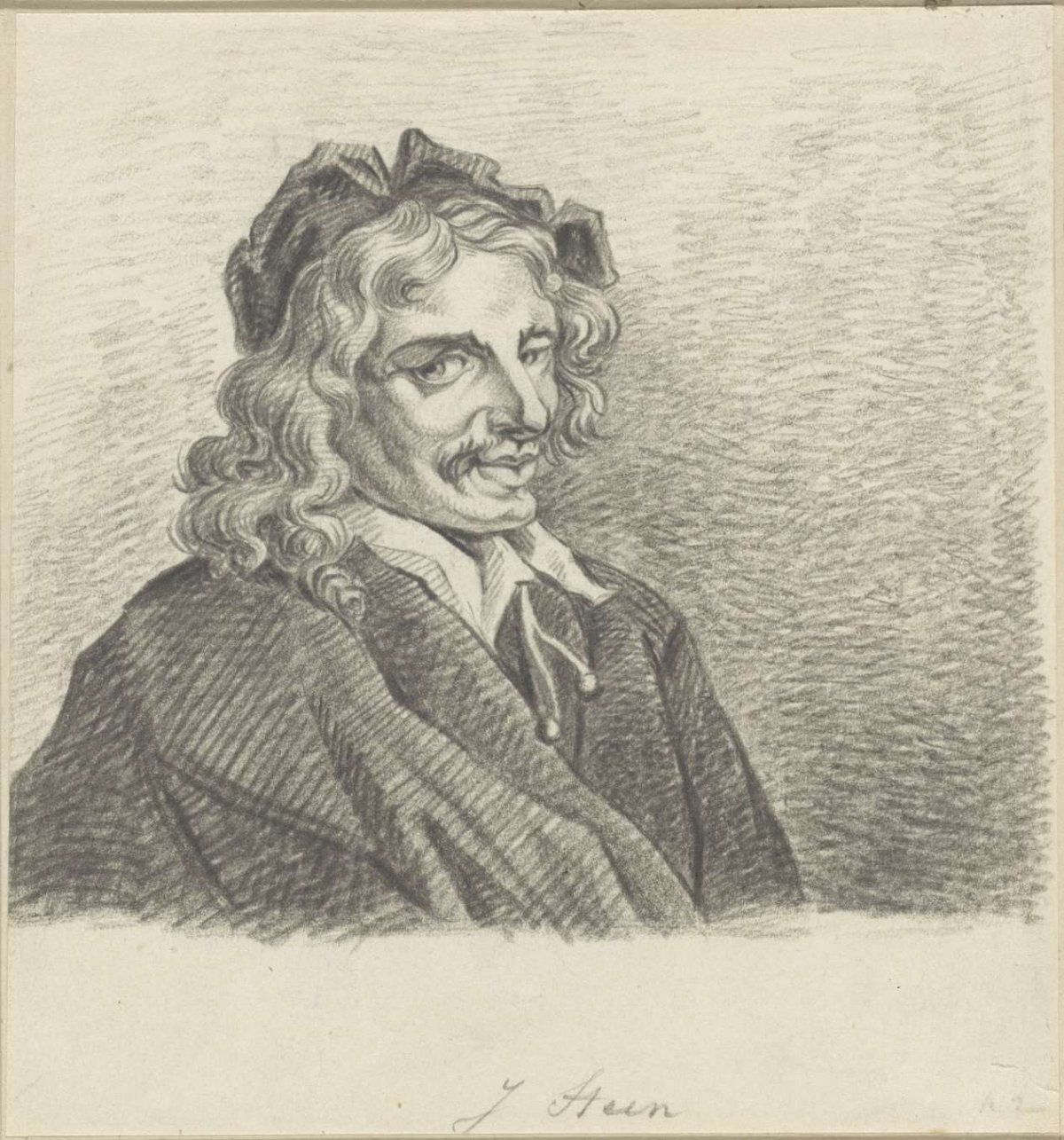 Portrait of Jan Steen, Jean Bernard, 1775 - 1833