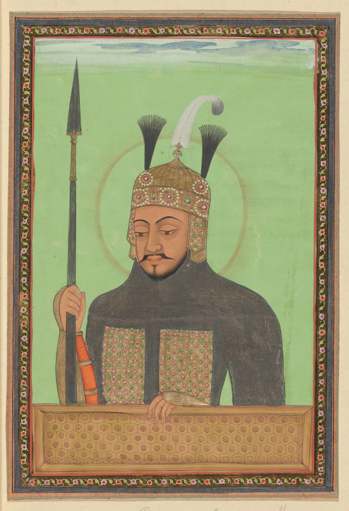 Portrait of Timur, also called Tamerlan, anonymous, c. 1686