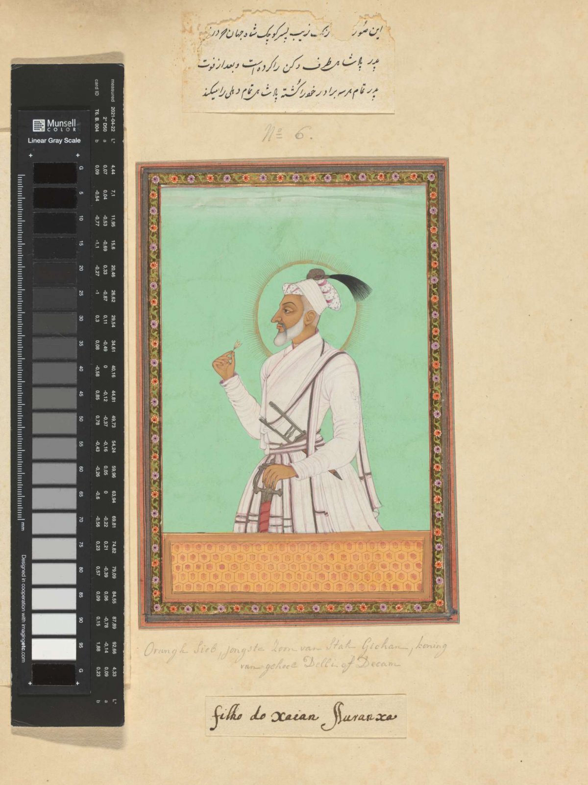 The Witsen Album with 49 miniatures of rulers, anonymous, 1686