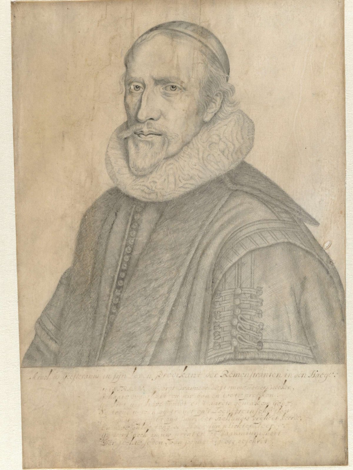 Bust of Arnoldus Geesteranus, anonymous, 1650 - 1700