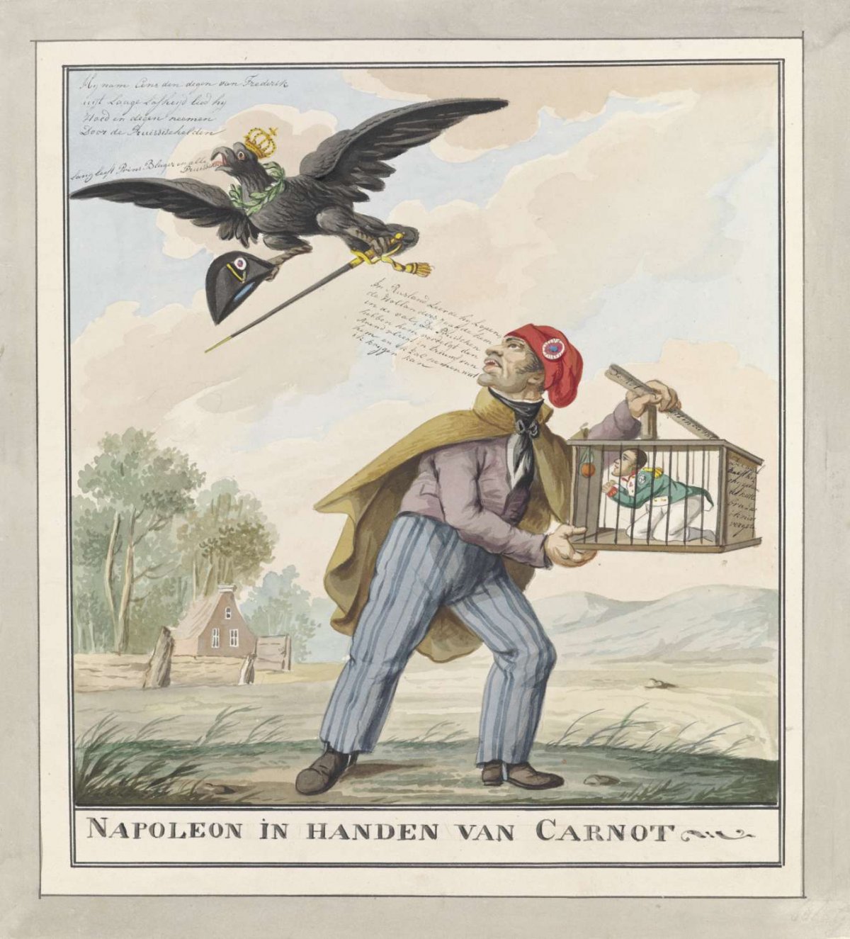 Napoleon gevangen door Carnot, 1815, Wijnand Esser, 1815
