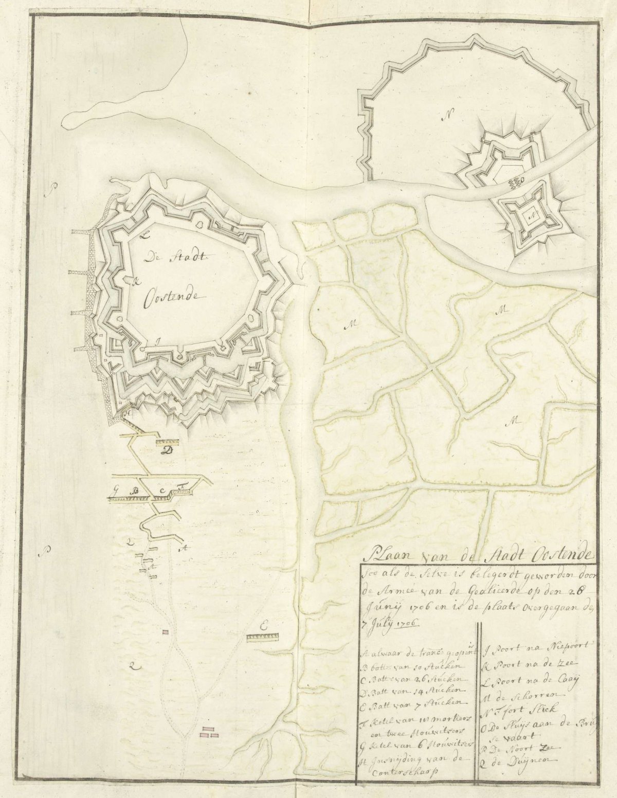 Siege of Ostend, 1706, Samuel Du Ry de Champdoré, 1706