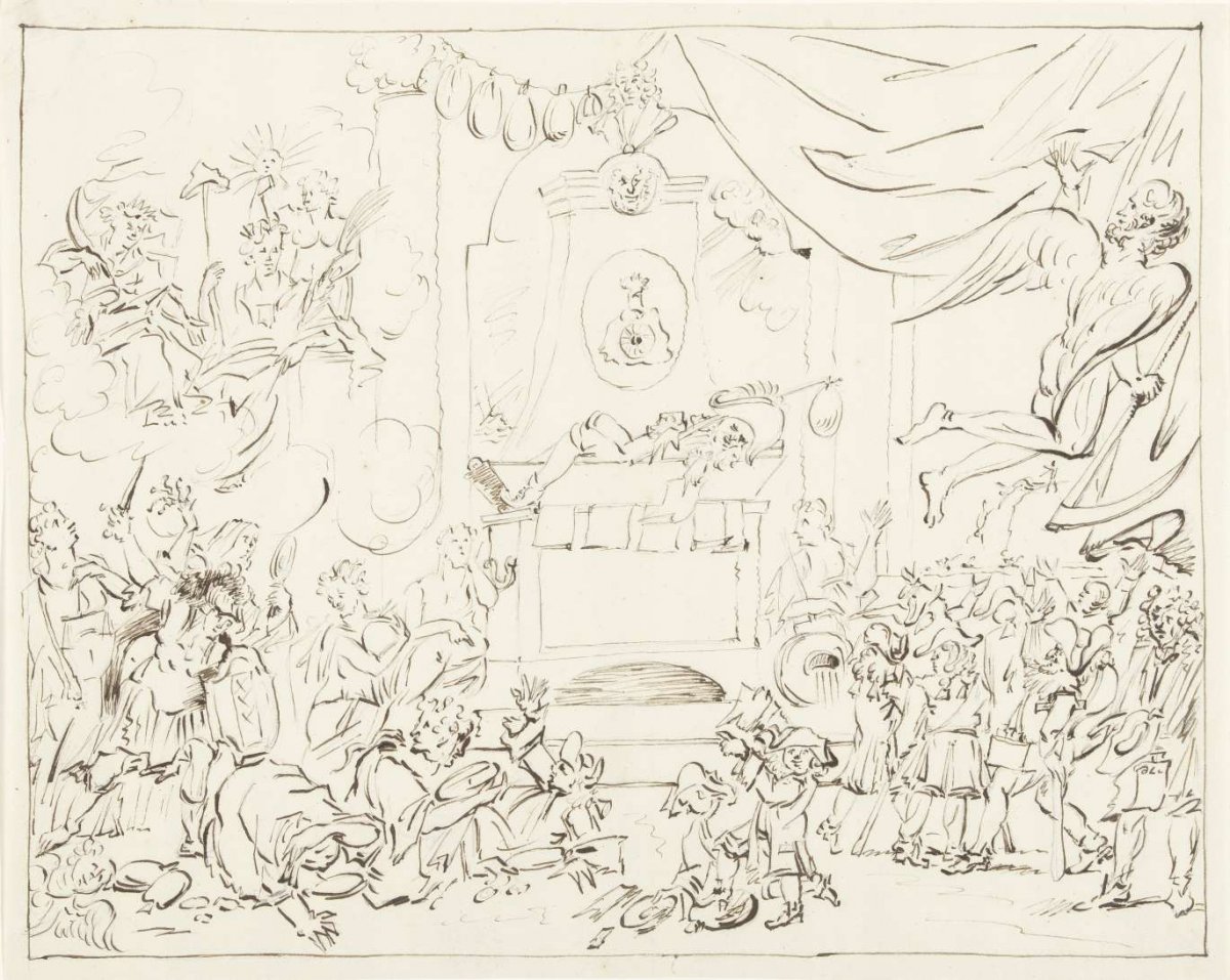The tomb of John Law, 1720, anonymous, 1720