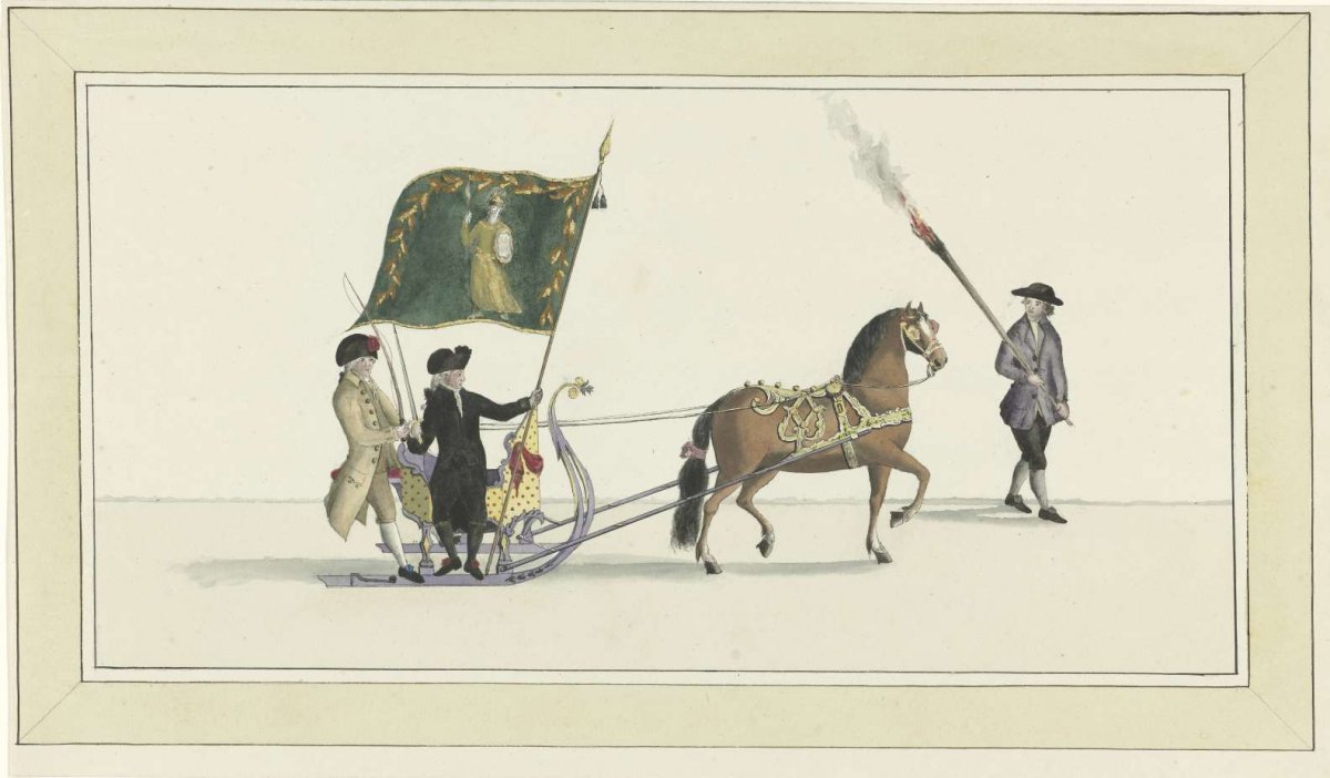 Twaalfde slede, Abraham Delfos, 1776