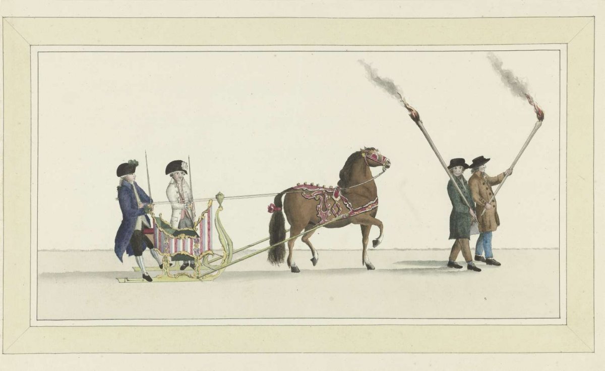 Dertiende slede, Abraham Delfos, 1776