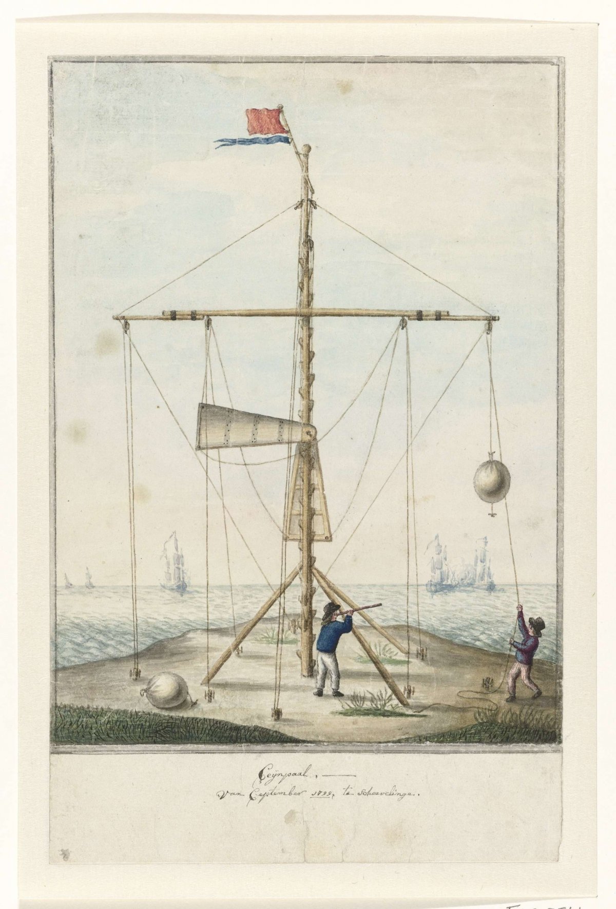 Bataafse kusttelegraaf, 1799, anonymous, 1799