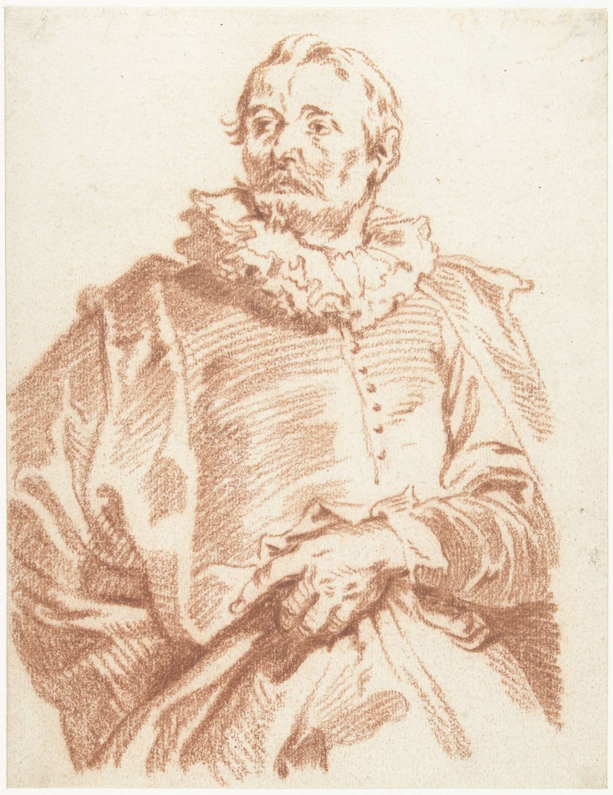 Portrait of Adriaen van Stalbemt, anonymous, 1627 - 1691