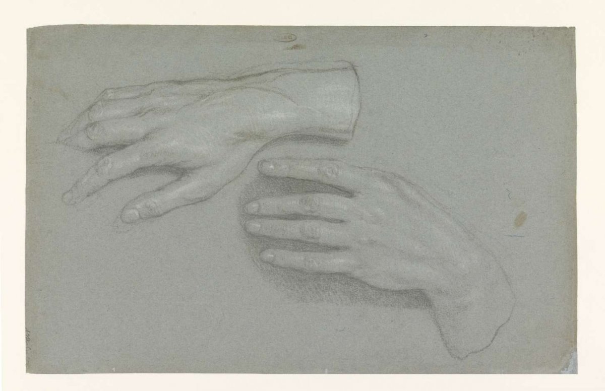 Two studies of hands, Anthony van Dyck, 1610 - 1641