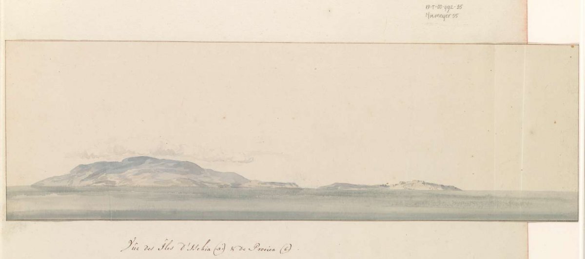 View of islands of Ischia and Procida, Louis Ducros, 1778