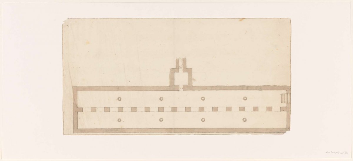 Map of connection between sea and Lake Circeo, reservoir for fishermen at Rome, anonymous, 1778
