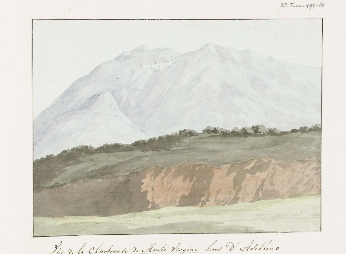 Reservoir or water pipe in ruins of wall of Via Egnatia, Louis Ducros, 1778