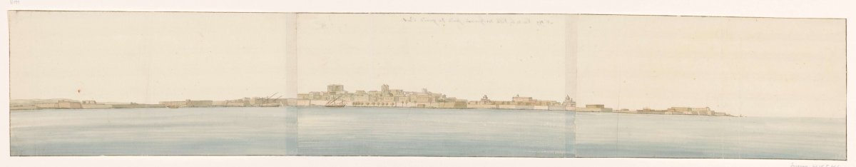 View of Syracuse from the main harbor, Louis Ducros, 1778