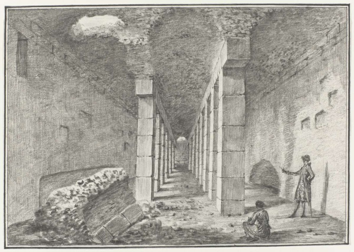 Old water reservoir near Lac de Lentini, Louis Mayer, 1778