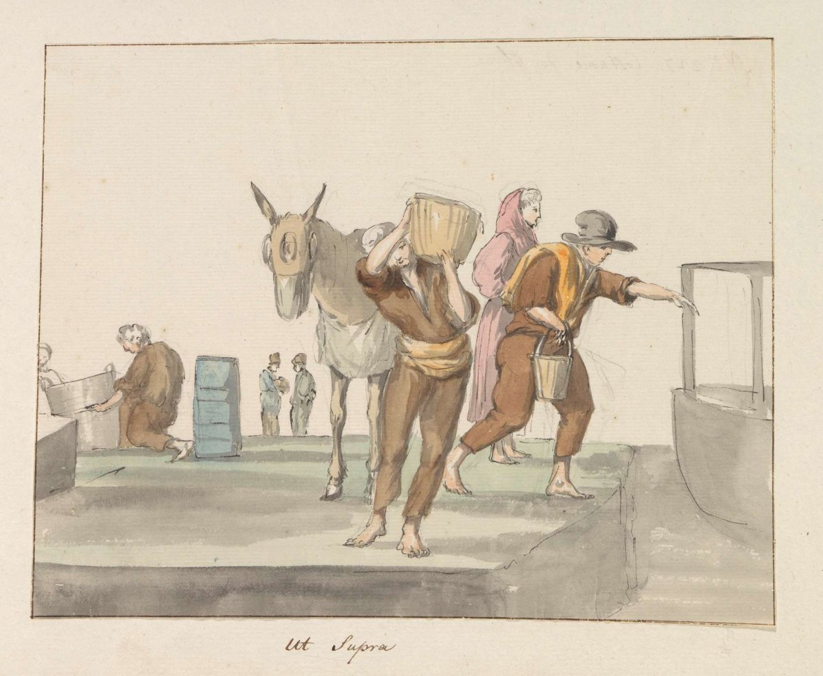 Costumes of island of Gozo, Louis Ducros, 1778
