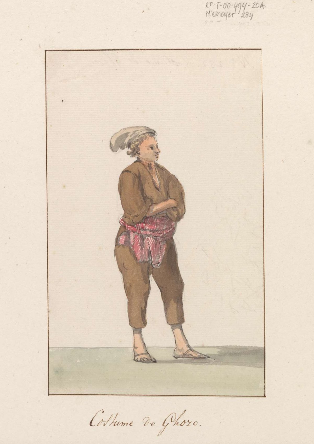 Costumes of island of Gozo, Louis Ducros, 1778